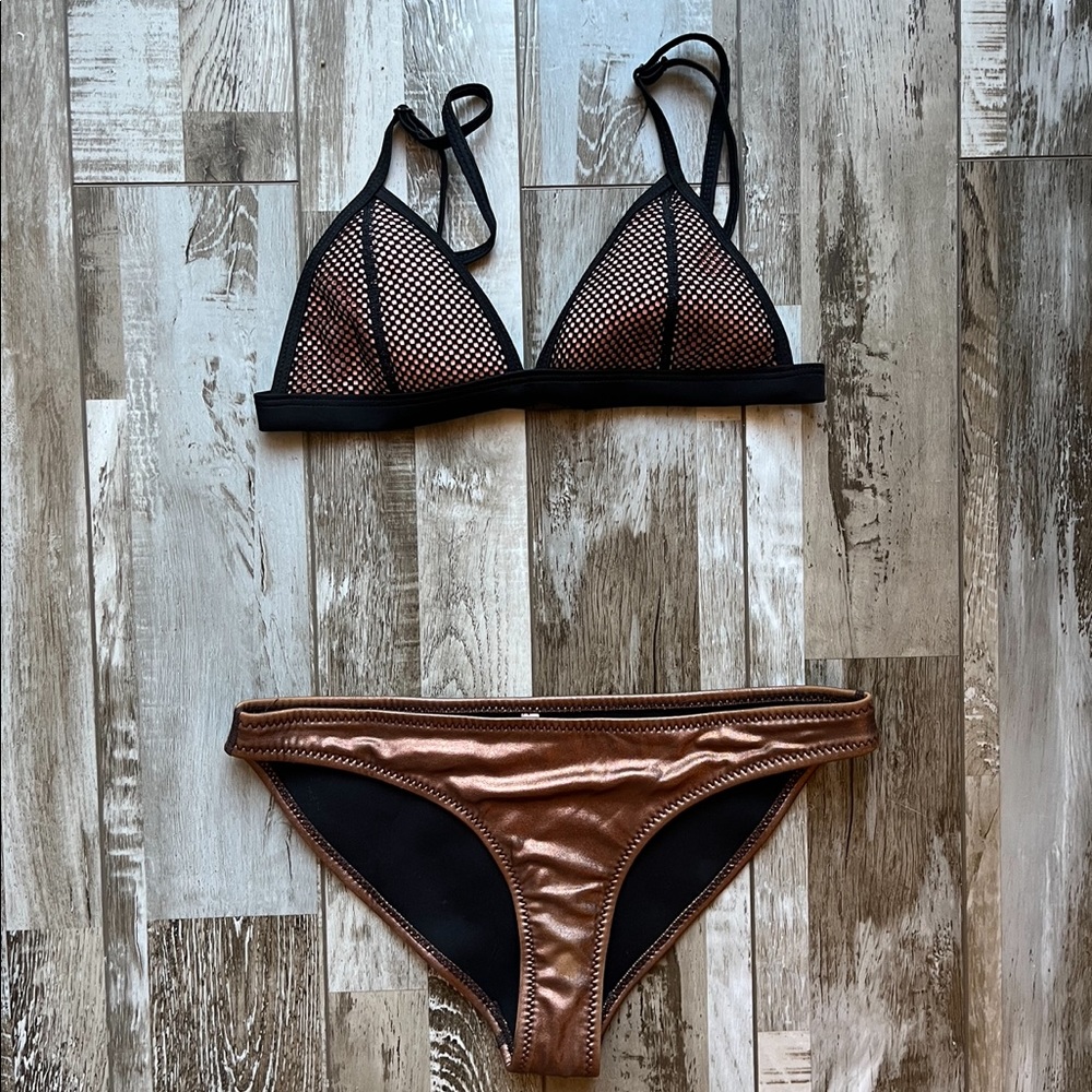 Black & gold bikini